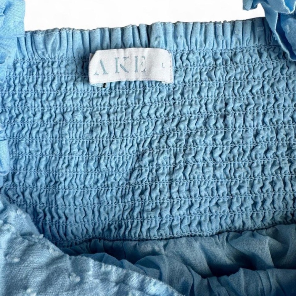 LAKE Blue Cotton Dress - Picture 2 of 6